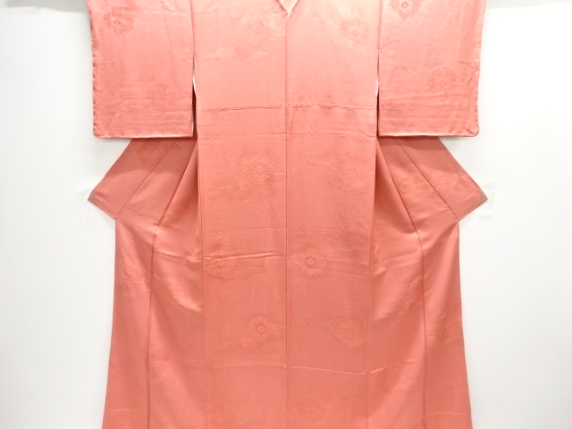 JAPANESE KIMONO / IROMUJI / UNUSED / WOVEN FLOWER CREST